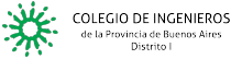 Logo footer - Colegio de Ingenieros Distrito I